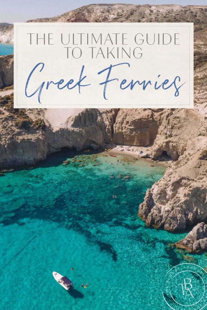 A Comprehensive Guide to the Ferries and Transport Between Greek Islands